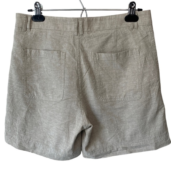 PATAGONIA Island Hemp Cotton Blend Beige Shorts 6" Women's Size 4 - Picture 4 of 7